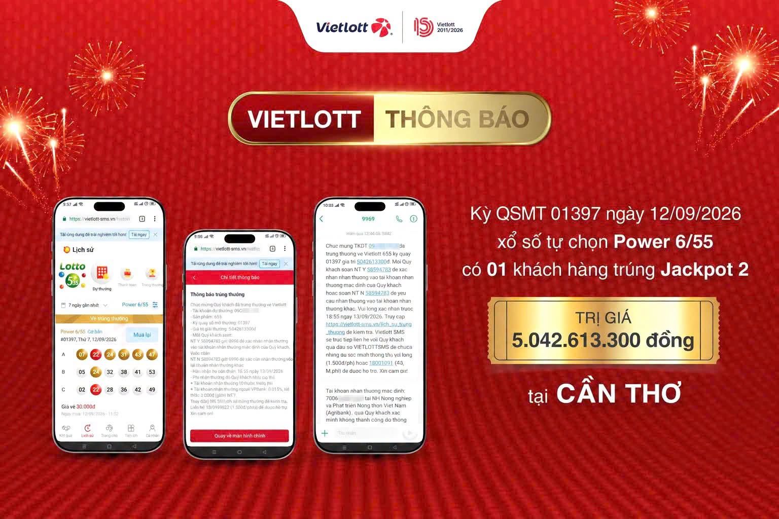 Thầy giáo tại Cần Thơ ứng dụng AI gợi ý dãy số và bất ngờ trở thành chủ nhân Jackpot 2 trị giá hơn 5 tỷ đồng